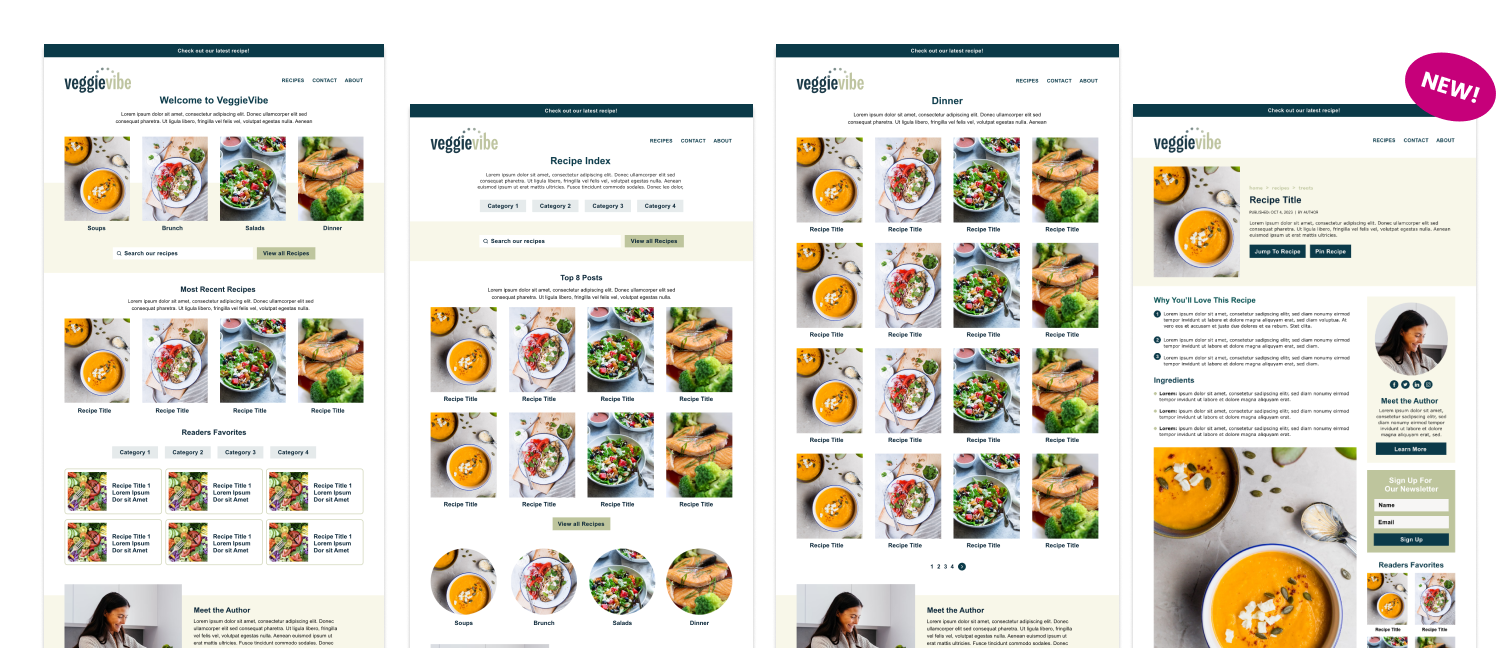 Veggie Vibe Theme Preview